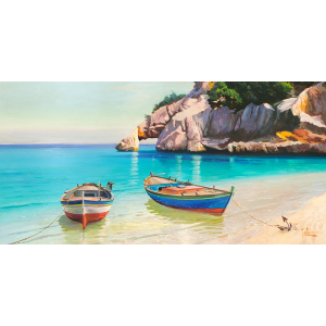 Barche nella caletta,...