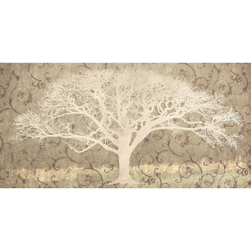 Tree on a Grey Brocade