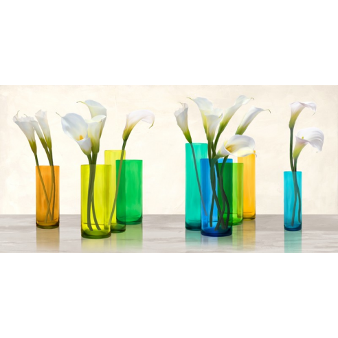 Callas in crystal vases