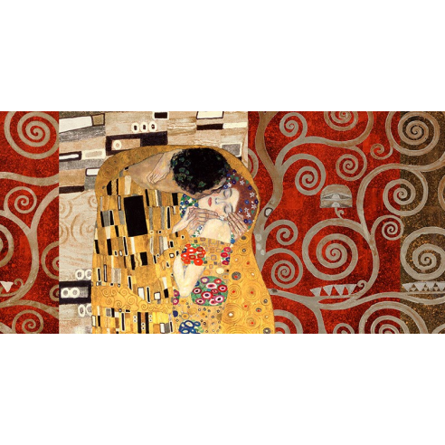 Klimt Patterns – The Kiss (Pewter)