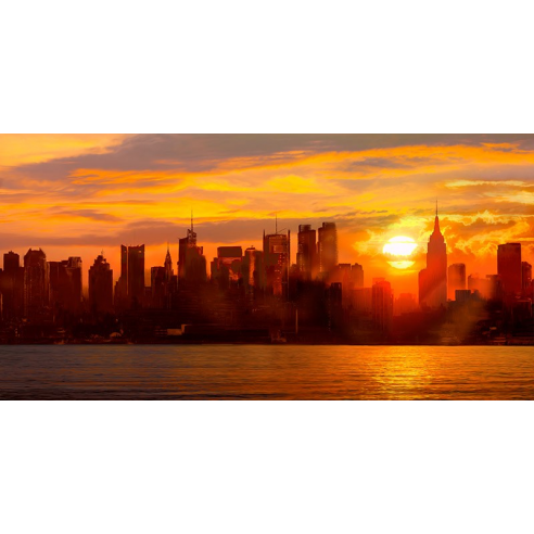 Sunset over Manhattan