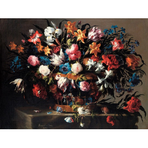 Small basket of Flowers