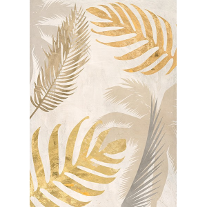 Palm Leaves Gold III