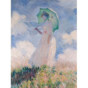 Woman with Parasol (Left)