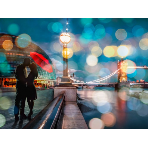 Kissing in London (detail)