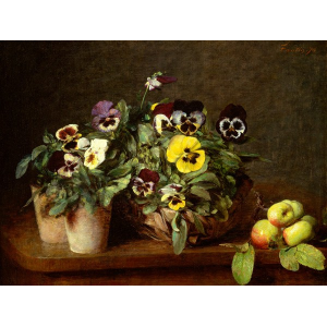 Still Life with Pansies