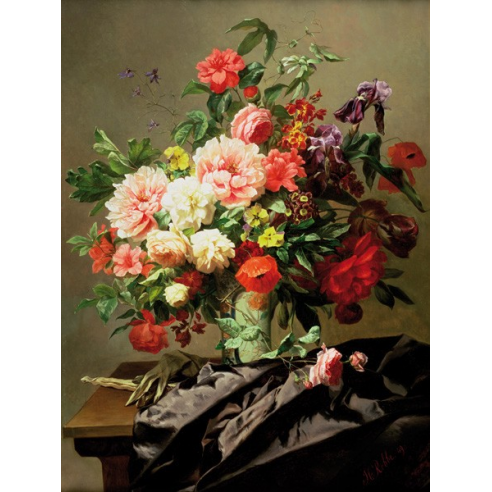 Peonies, Poppies and Roses