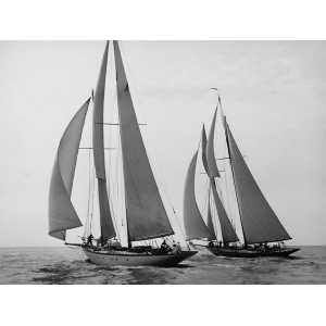 Sailboats Race during Yacht...