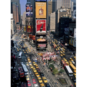 Traffic in Times Square, NYC
