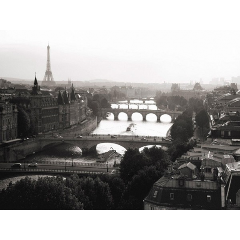 Bridges over the Seine river, Paris