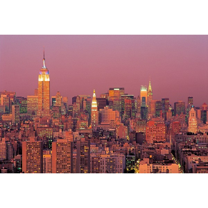 Sunset over Manhattan