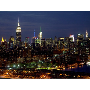 Midtown Manhattan at night