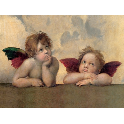 Angeli - Madonna Sistina (detail)