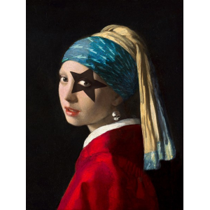 Girl with Skull Earring