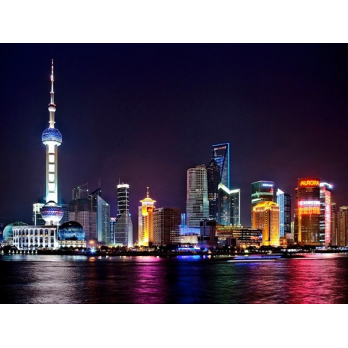 Shanghai at night