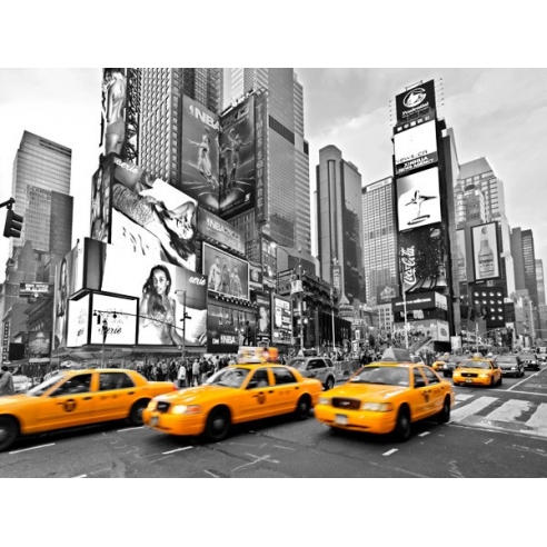 Taxis in Times Square, NYC