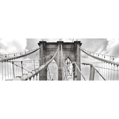 Morning on Brooklyn Bridge, NYC