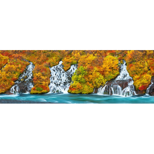 Hraunfossar Waterfall, Iceland