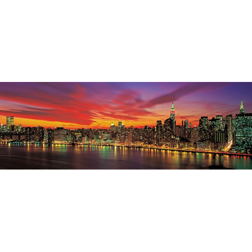 Sunset Over New York (detail)