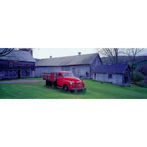 Red Vintage Pickup