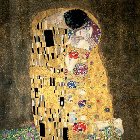 The Kiss (detail)