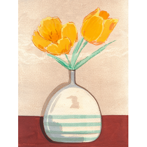 Vase with Tulips I