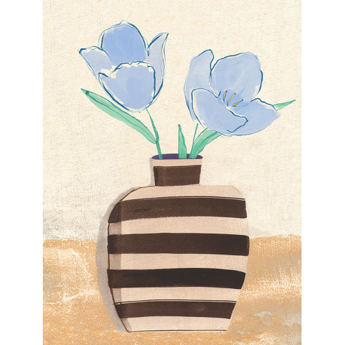Vase with Tulips II