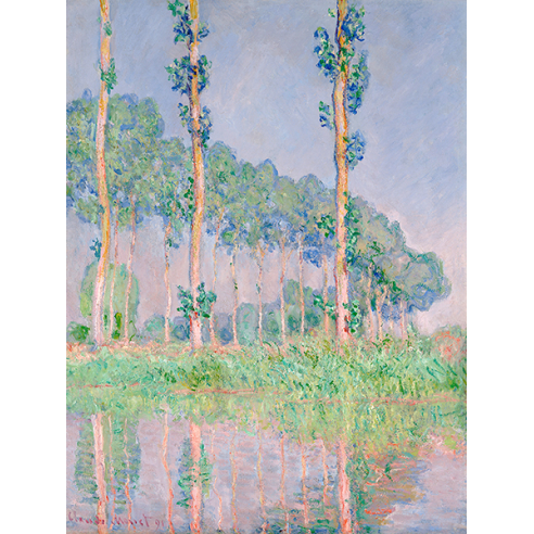 Poplars, Pink Effect, 1891