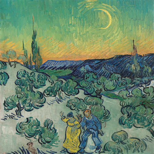 A Walk at Twilight, 1890