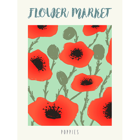 Flower Market: Poppies