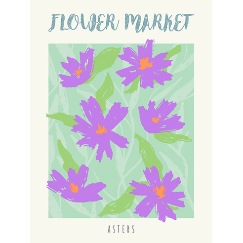 Flower Market: Asters