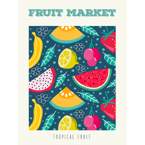 Fruit Market: Tropical Fruit I