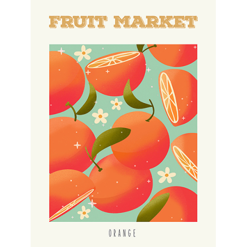 Fruit Market: Orange