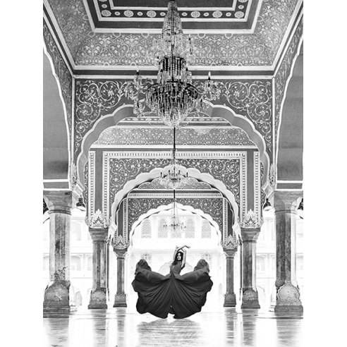 Palace In Jaipur, India (BW)