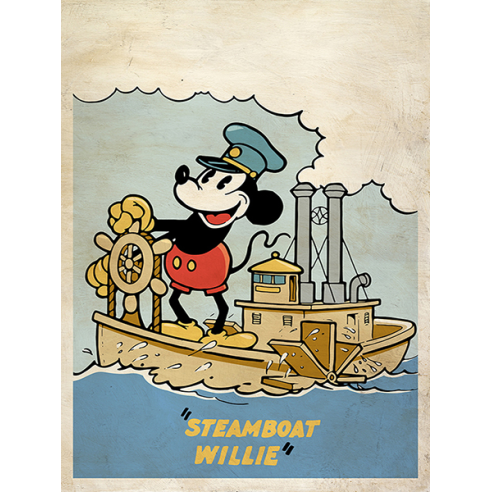 Steamboat Willie Poster