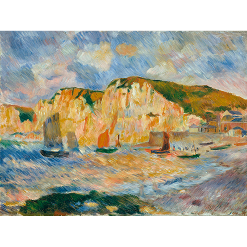 Sea and Cliffs, 1885 ca.