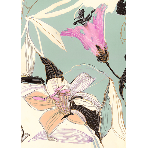 Springtimacy (aqua, detail)