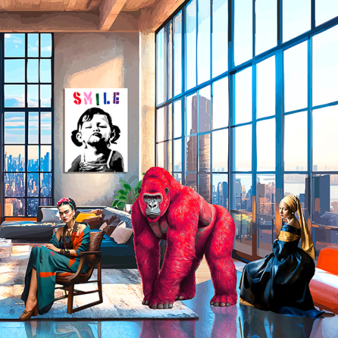 Surrealoft, At the Girls' (detail)