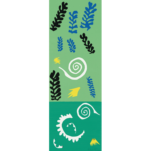Composition fond vert, 1947