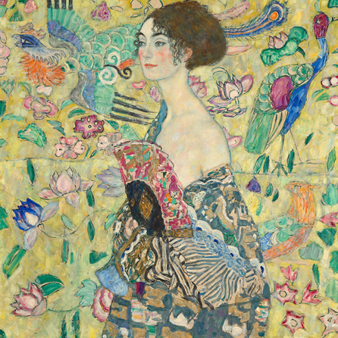 Lady with Fan, 1917-1918