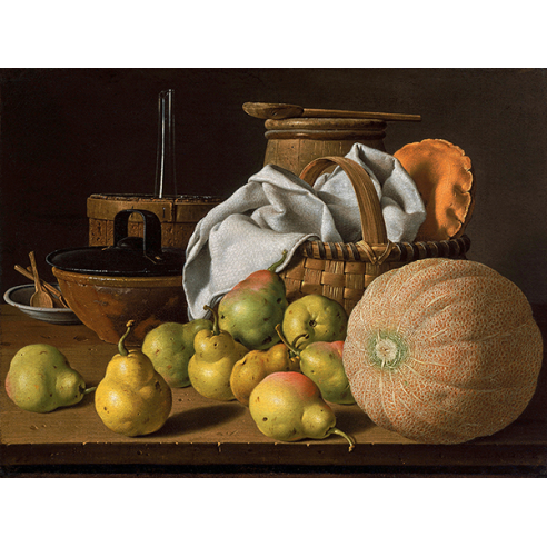 Still Life with Melon and Pears, c. 1772