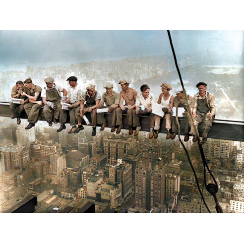 Lunch atop a Skyscraper, New York...