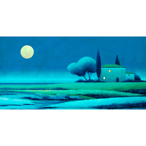 Luna sulla campagna