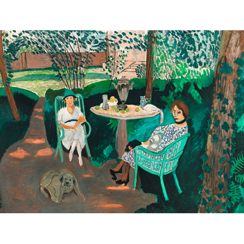 Le the dans le jardin