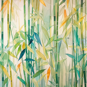 Bamboo Panel II (detail)