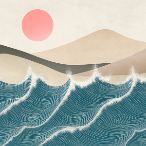 Stormy Sea (detail)
