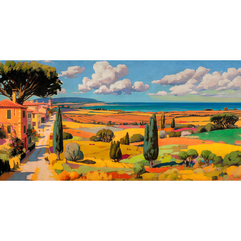 Italian Village by the Sea