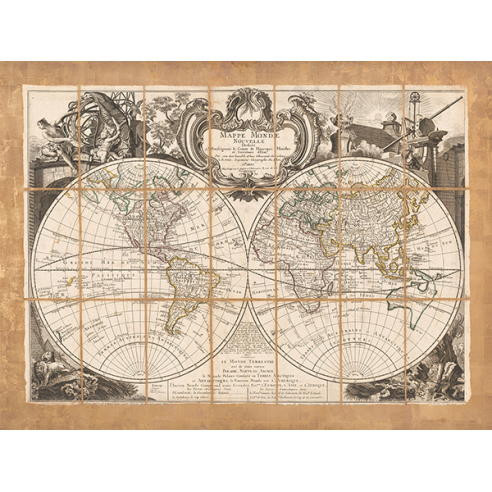 Mappe Monde Nouvelle, 1774