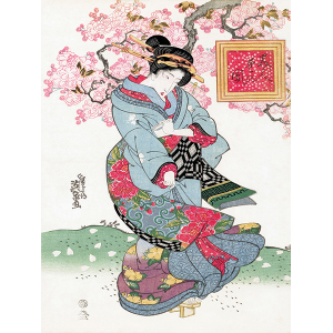 Japanese woman, 1828