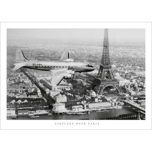 Airplane over Paris